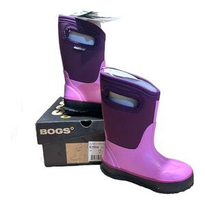 New Toddler BOGS Boots Size 8 52564 Classic High Handle Two Toned Purple rare